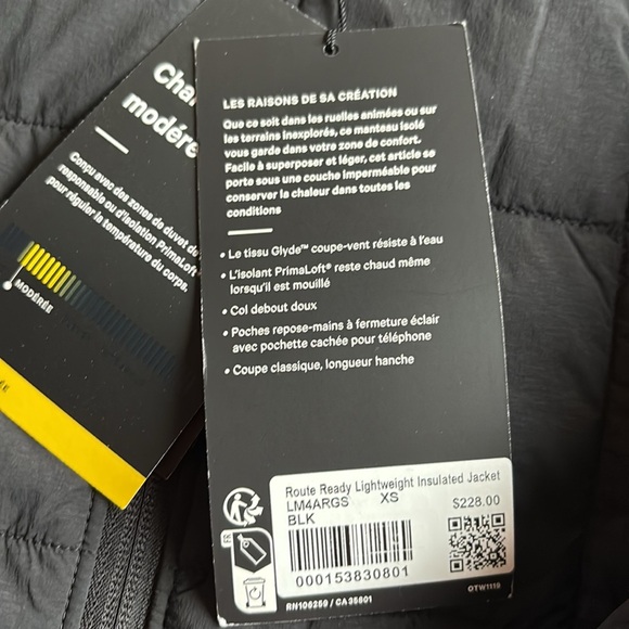 Route Ready Lightweight Insulated Jacket - Black - Picture 4 of 5